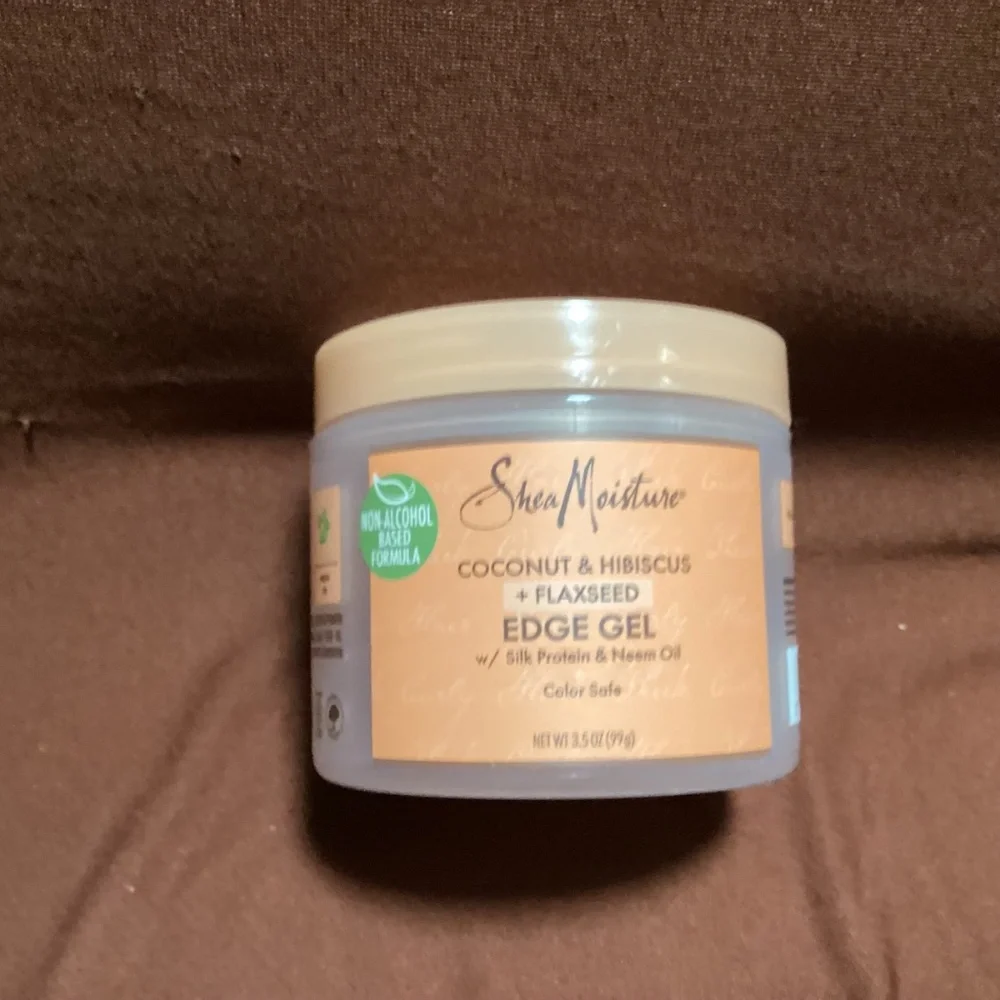 Shea Moisture Coconut & Hibiscus + Flaxseed Edge Gel 3.5 oz New
